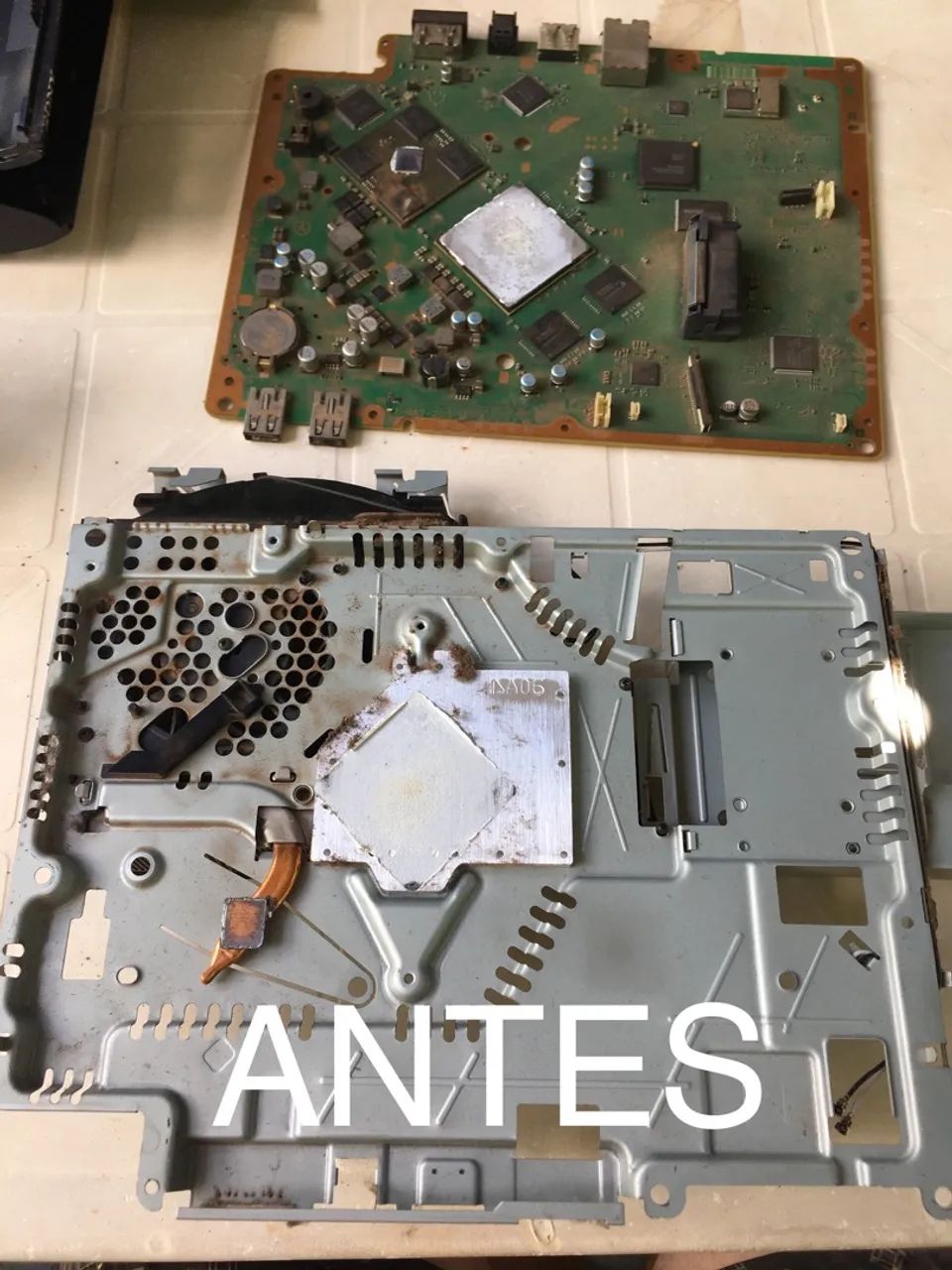 Limpeza interna e troca da pasta termica de Videogames 