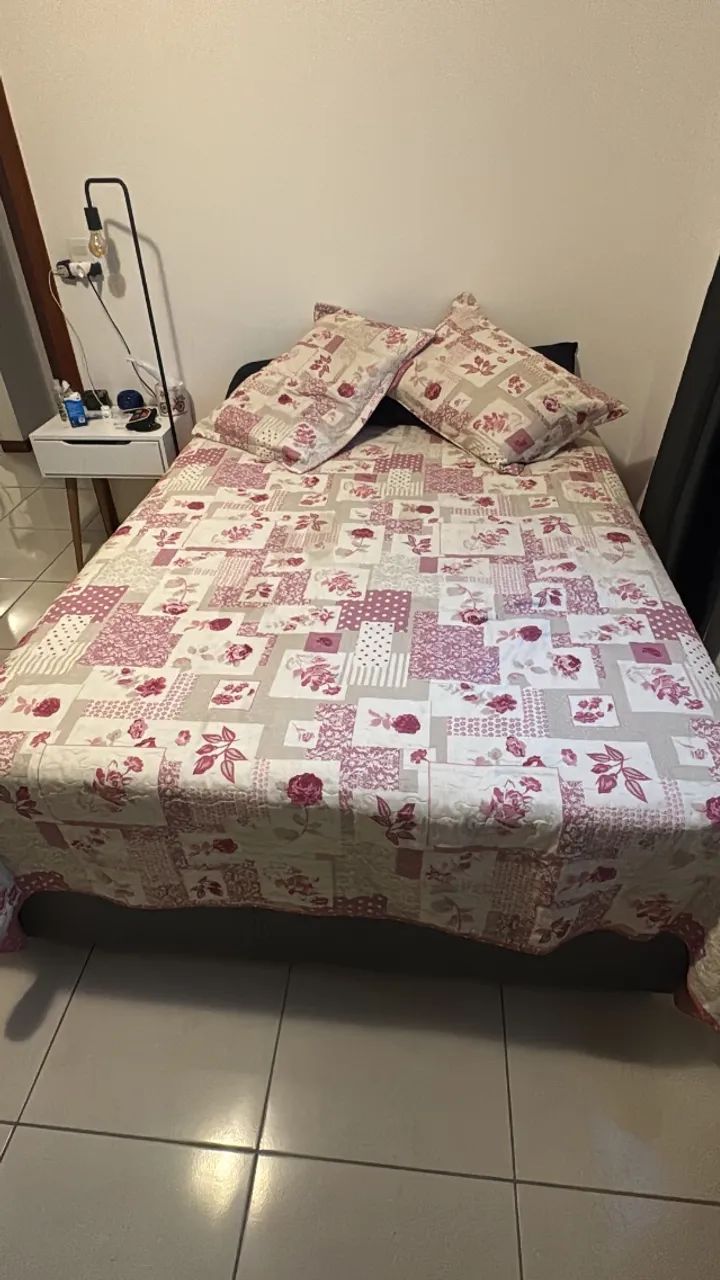 Cama baú com colchão 