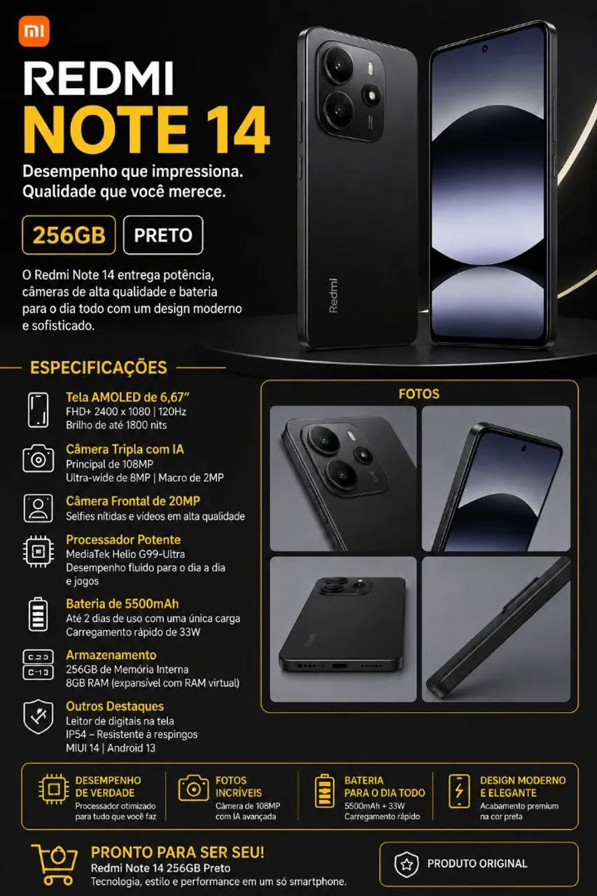 Xiaomi Redmi Note 14 256 G 