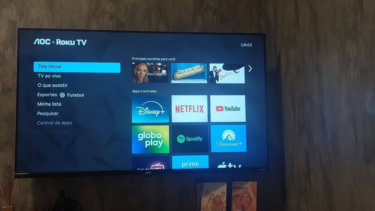 Vendo TV AOC 43 polegadas com caixa e controle pouco tempo de uso  - Foto 2