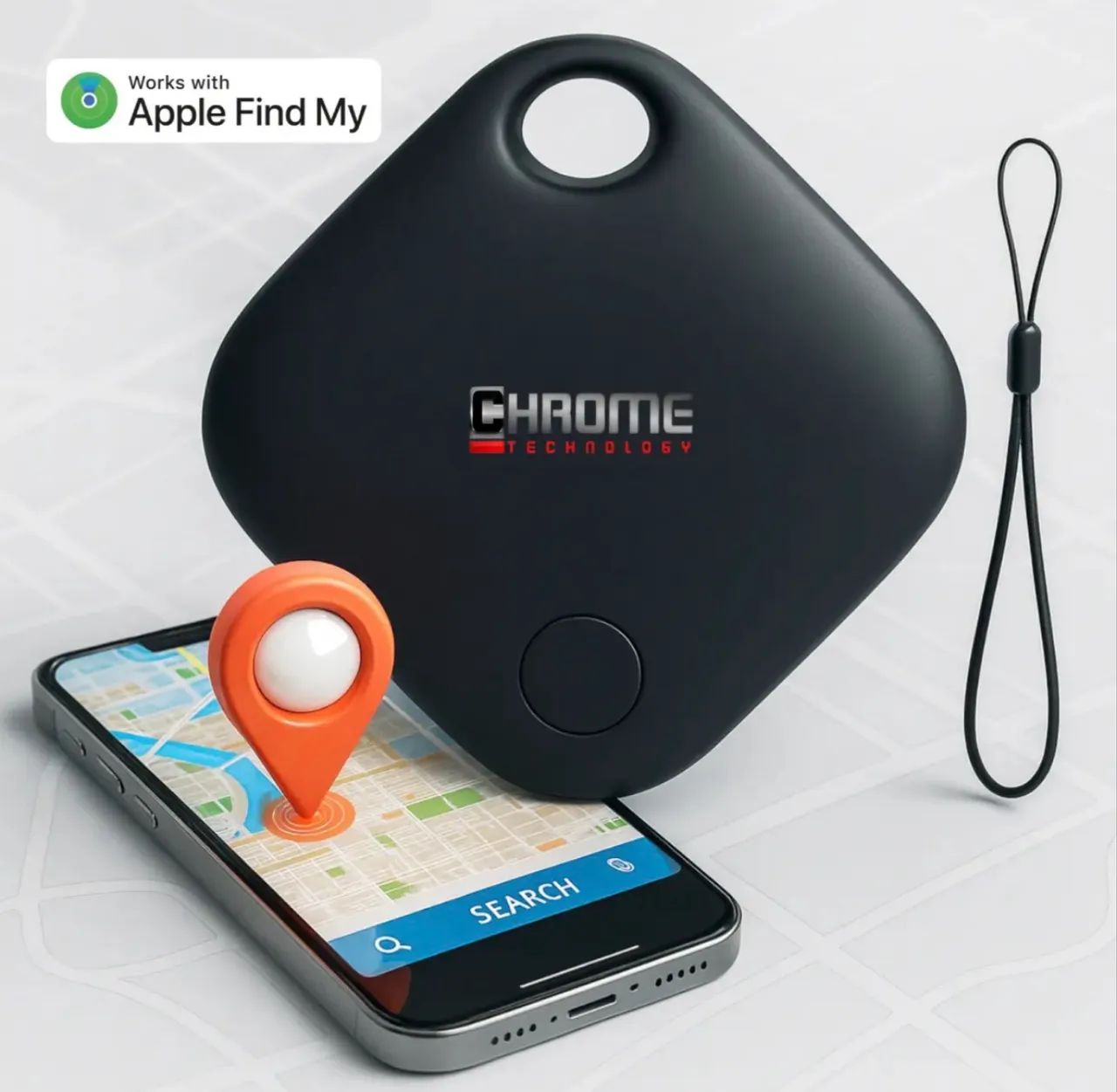 Mini Localizador Rastreador Smart Tag Compatível Com iPhone Apple  - Foto 2