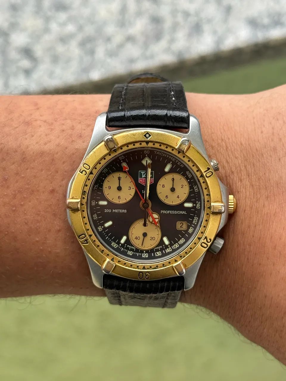 Tag Heuer profissional séries 2000 cronógrafo original