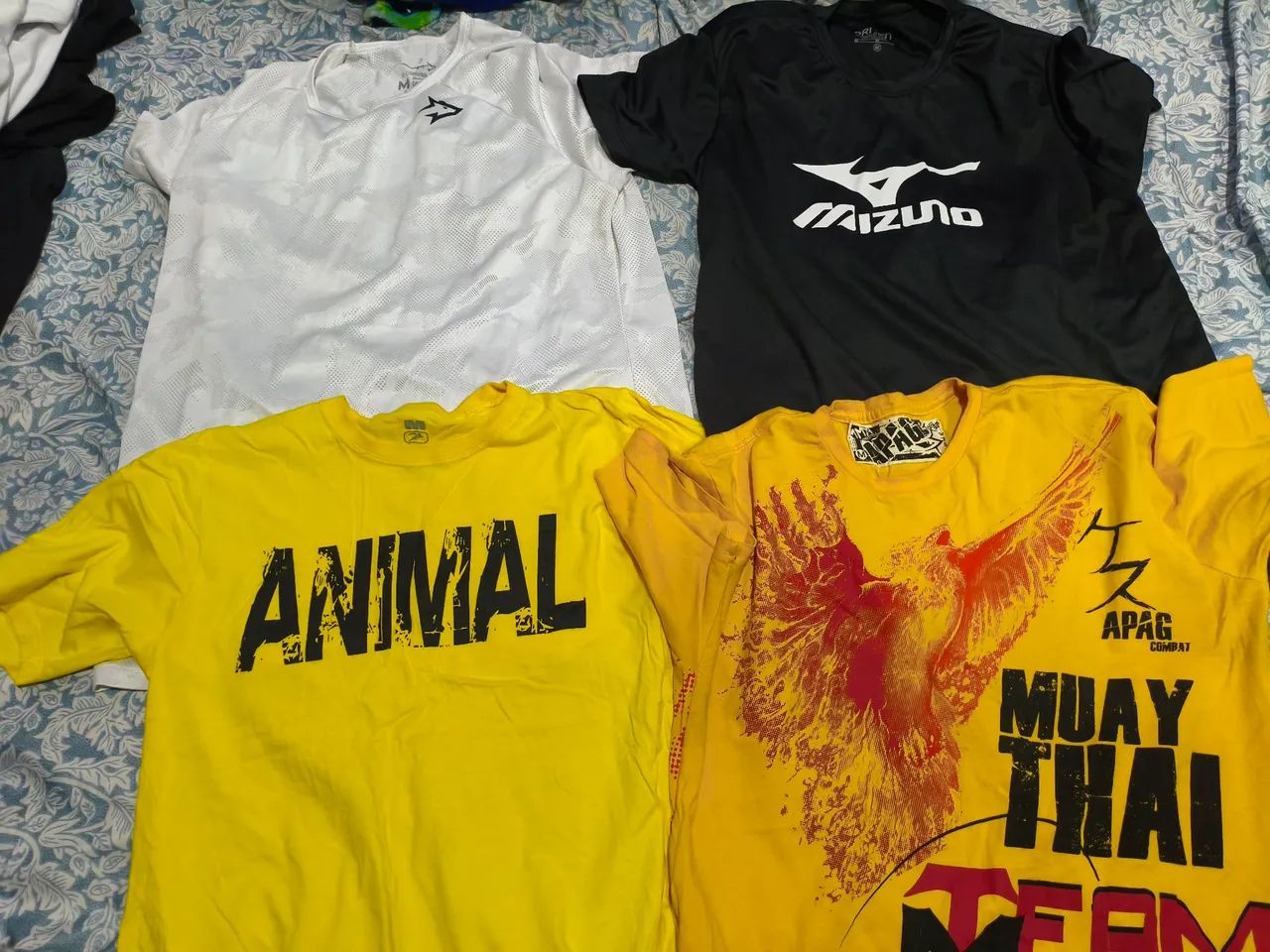 4 camisas de treino tamanho M