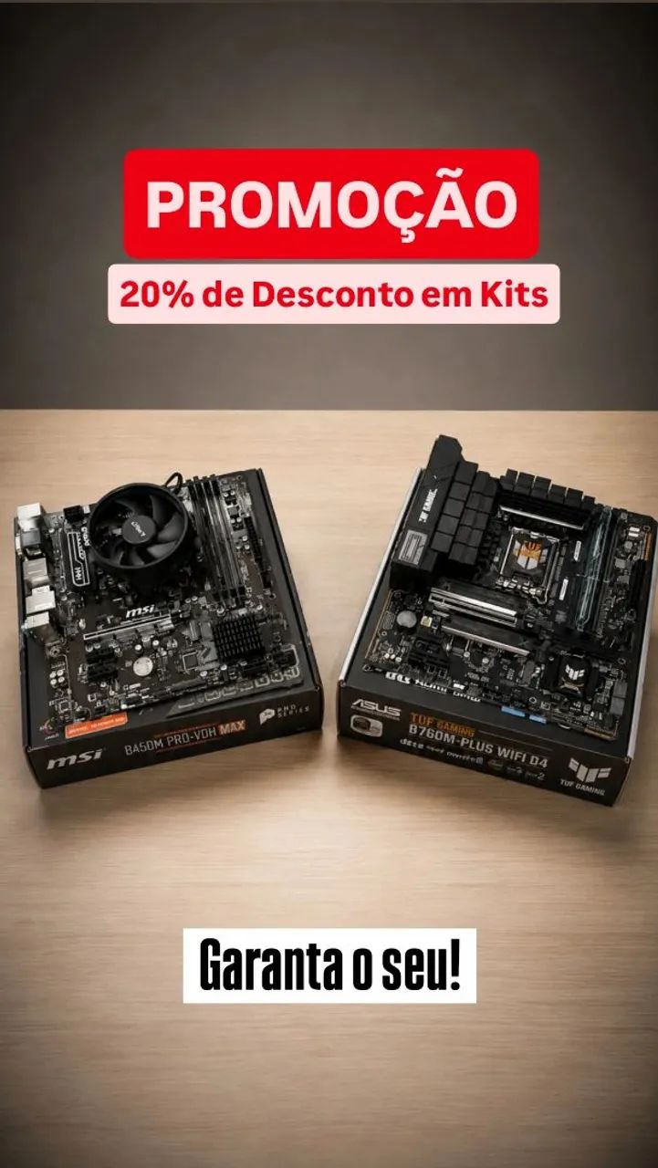 Promoção em Kits com 20% de Desconto 
