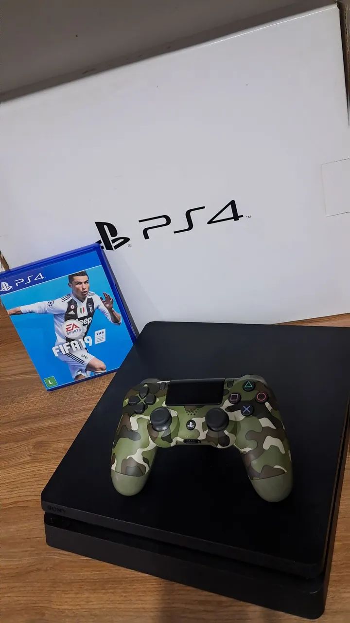Ps4 Slim com caixa 