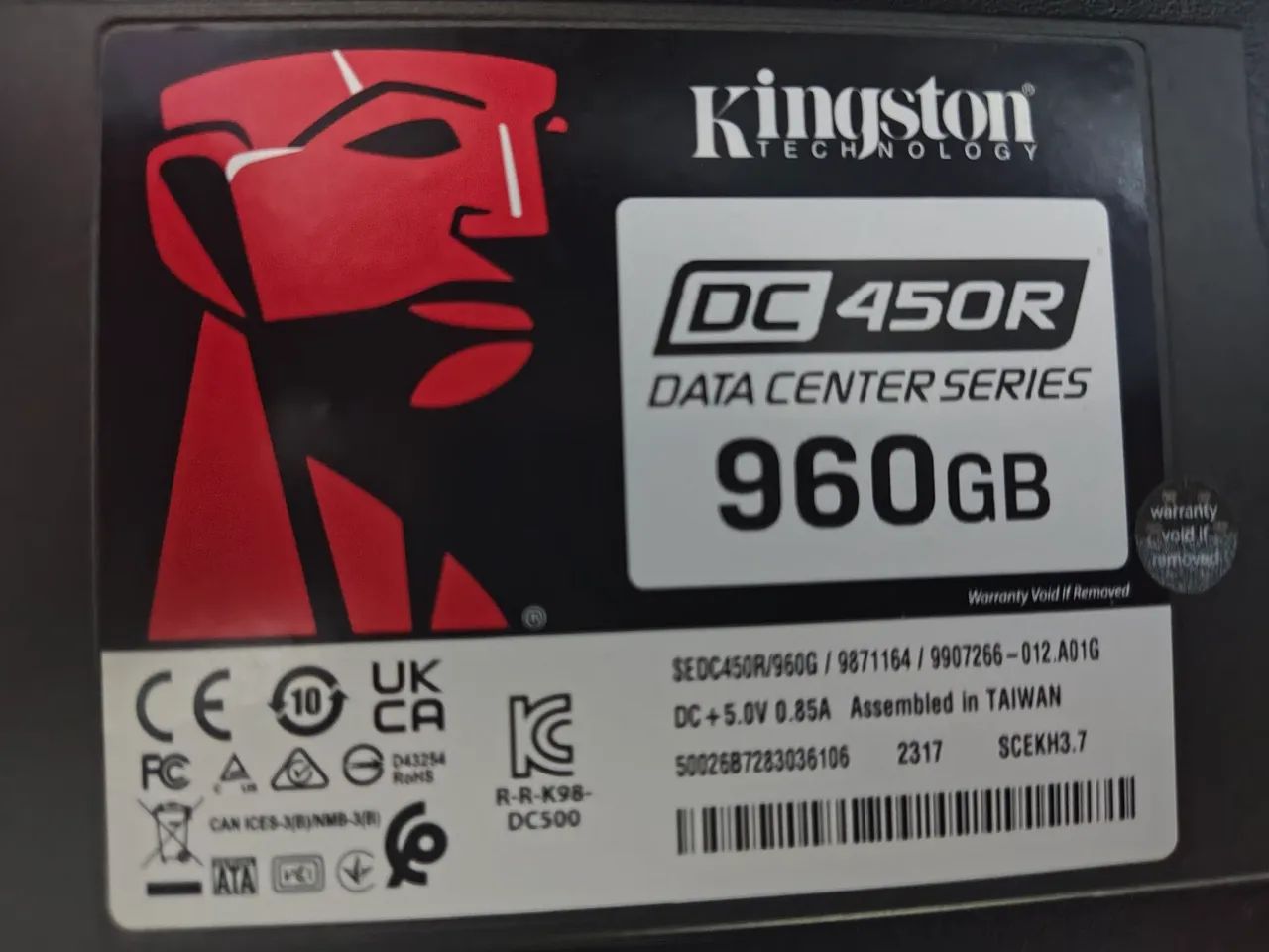 SSD KINGSTON DC450R 960G - Foto 3
