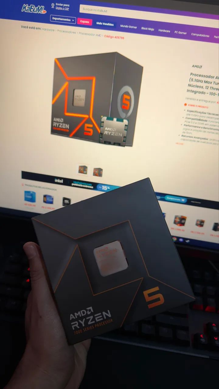 Ryzen 5 7600 NOVO  - Foto 2
