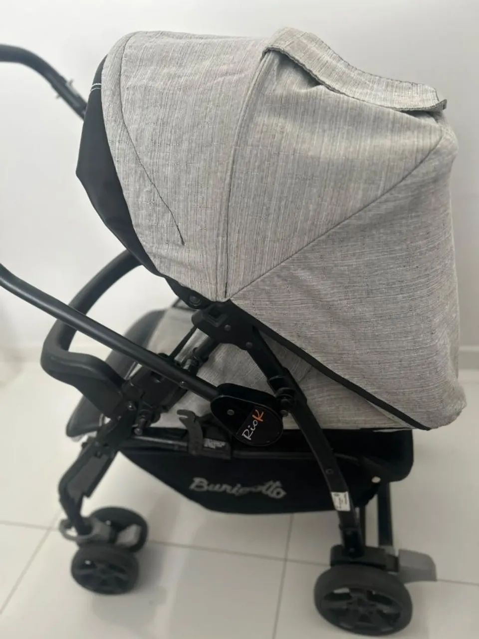 Carrinho Burigotto e bebê conforto  - Foto 2