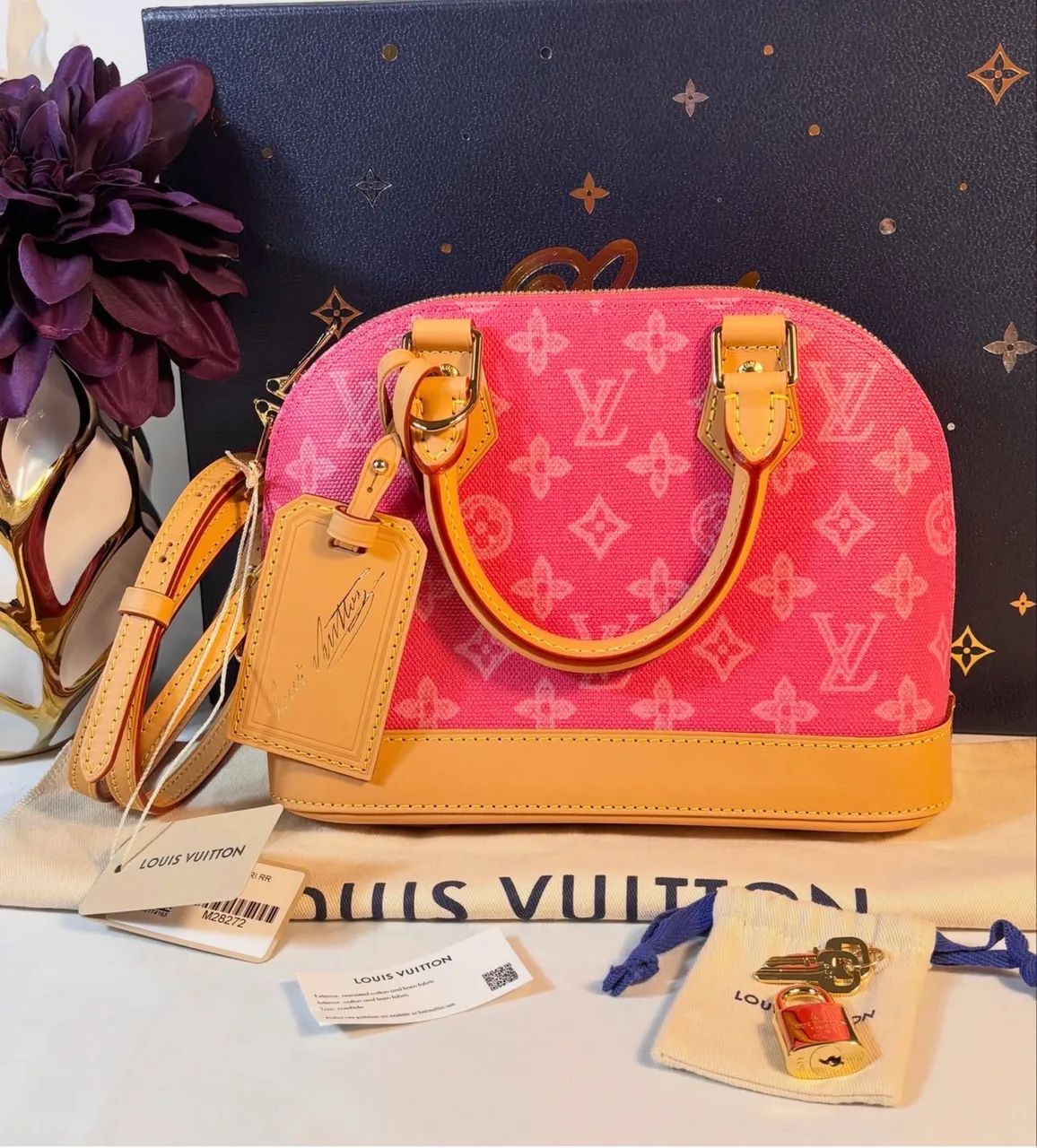 Bolsa Louis Vuitton alma bb - Rosa 
