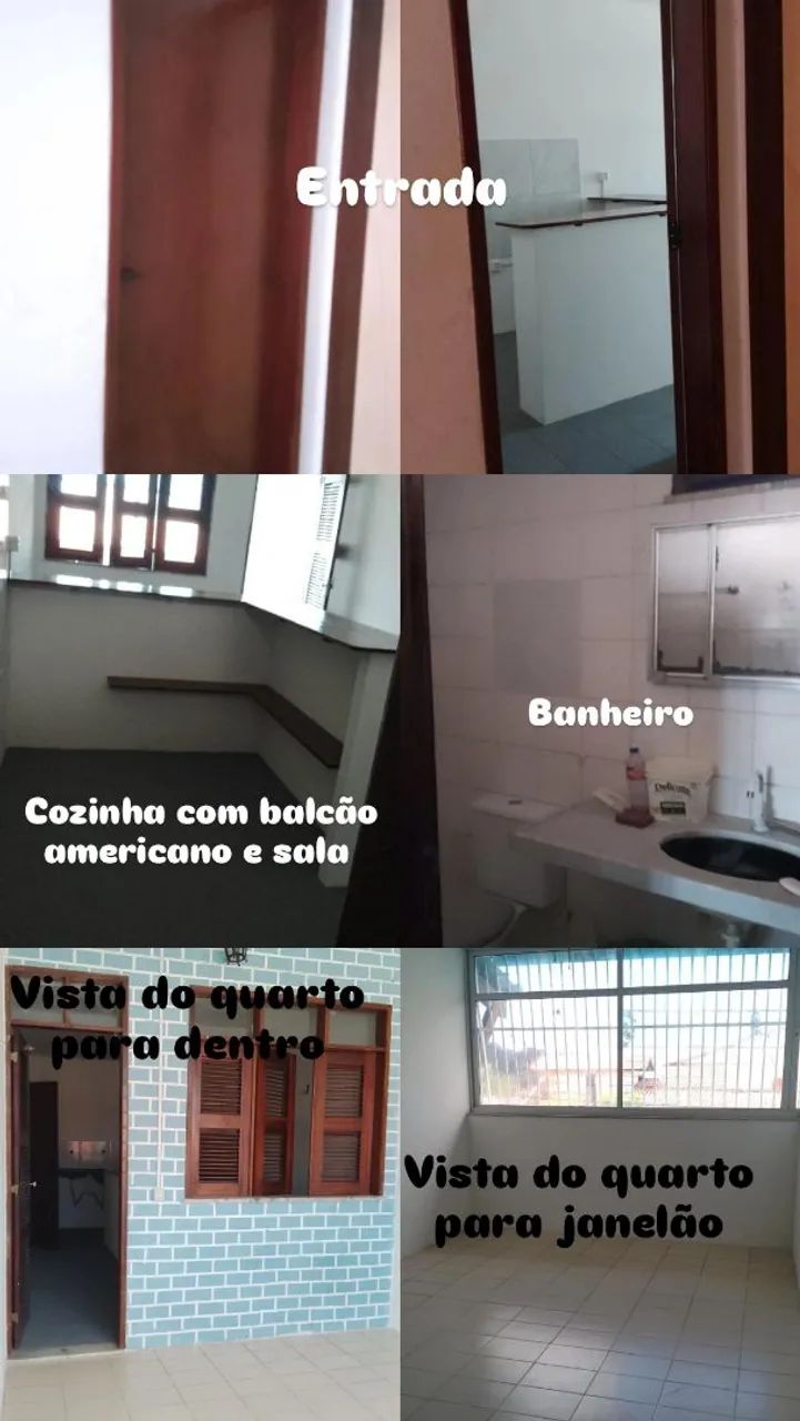 Apartamento com 1 quarto incluso Água, Luz e Internet 