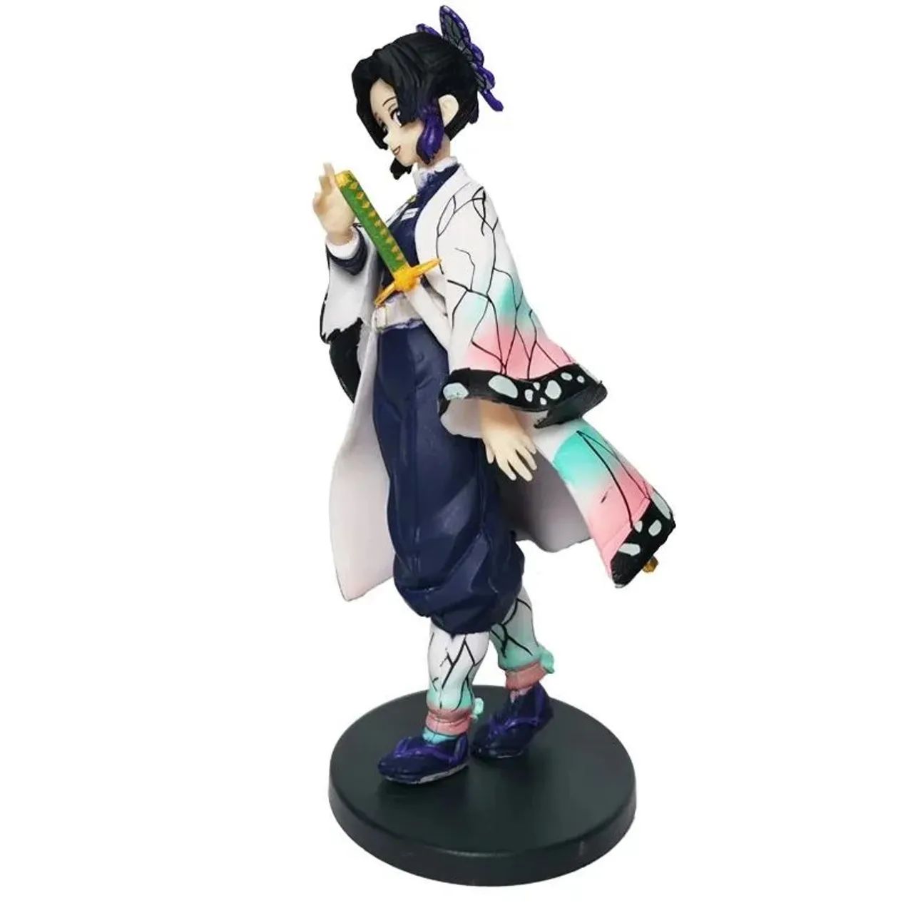 Boneco Shinobu Miniatura Demon Slayer Kimetsu 14cm - Foto 2