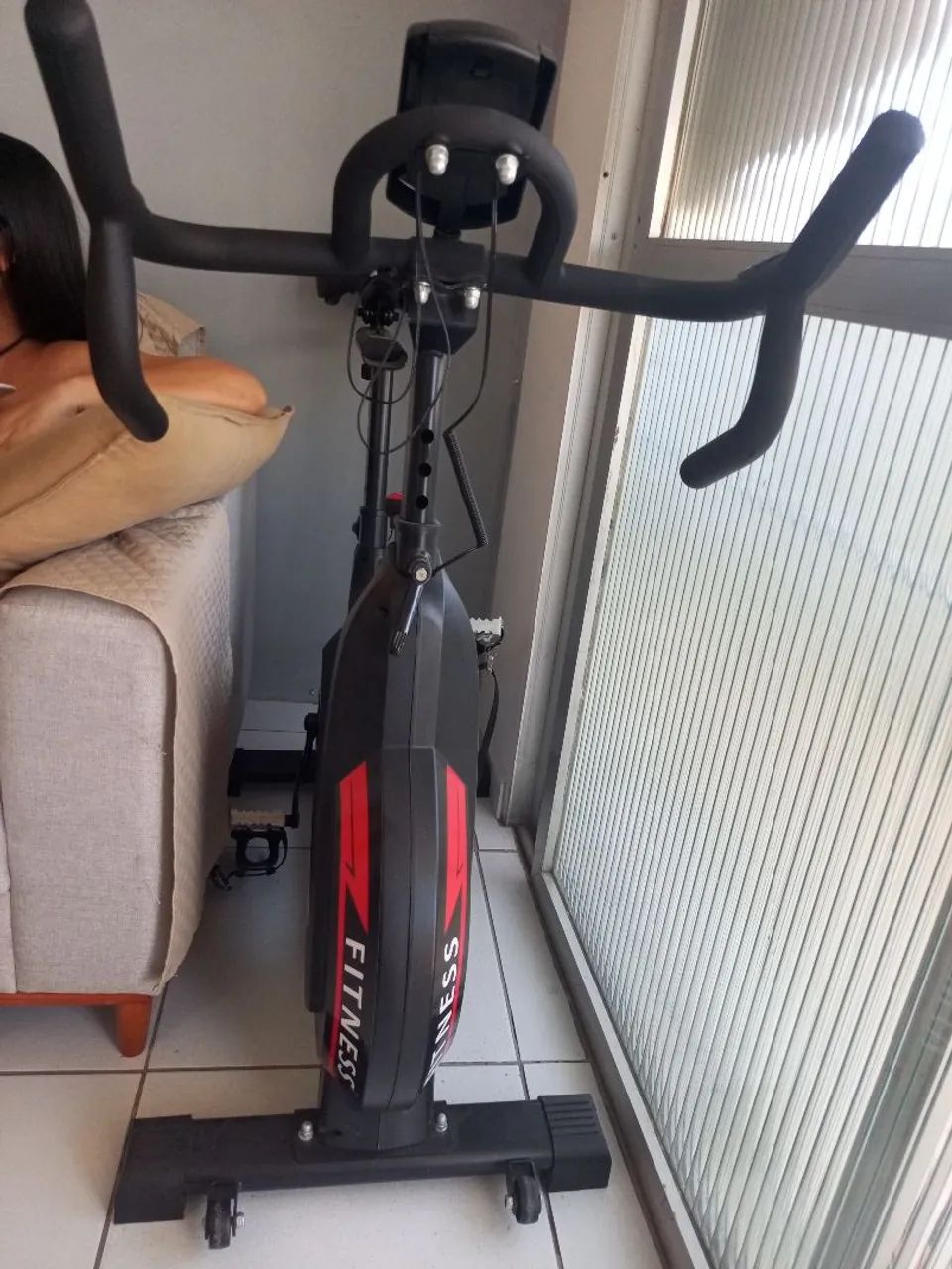 Bicicleta ergométrica.