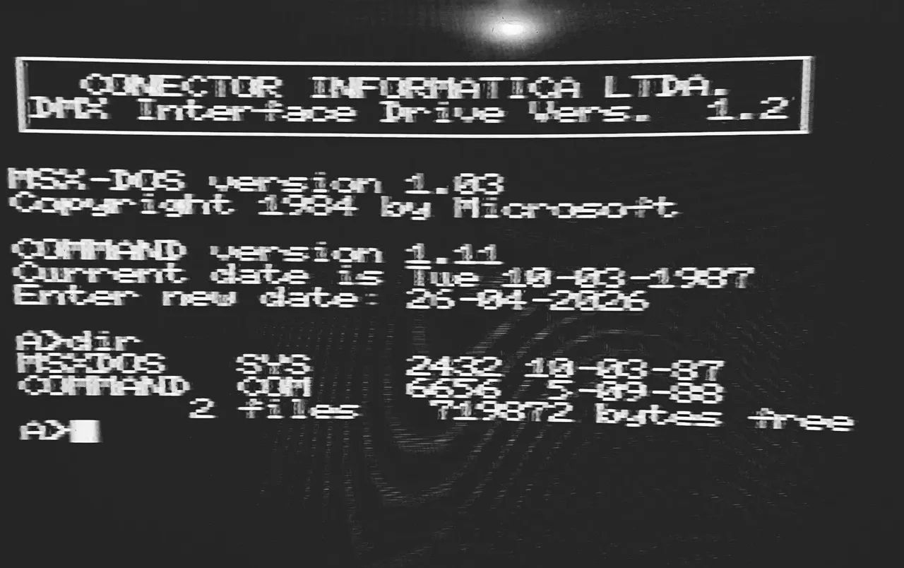 MSX INTERFACE DMX DISQUETE COMPLETA DRIVE CABO DISCO P COMPUTADOR MSX FUNCIONANDO PERFEITA - Foto 5