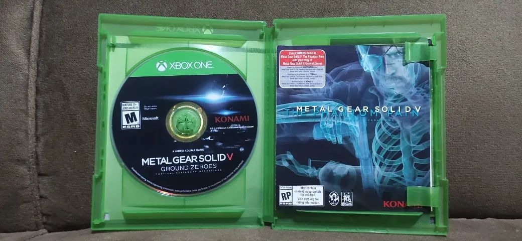 Jogo Original Usado Metal Gear Solid 5 Ground Zeroes xbox one Midia Fisica - Foto 3