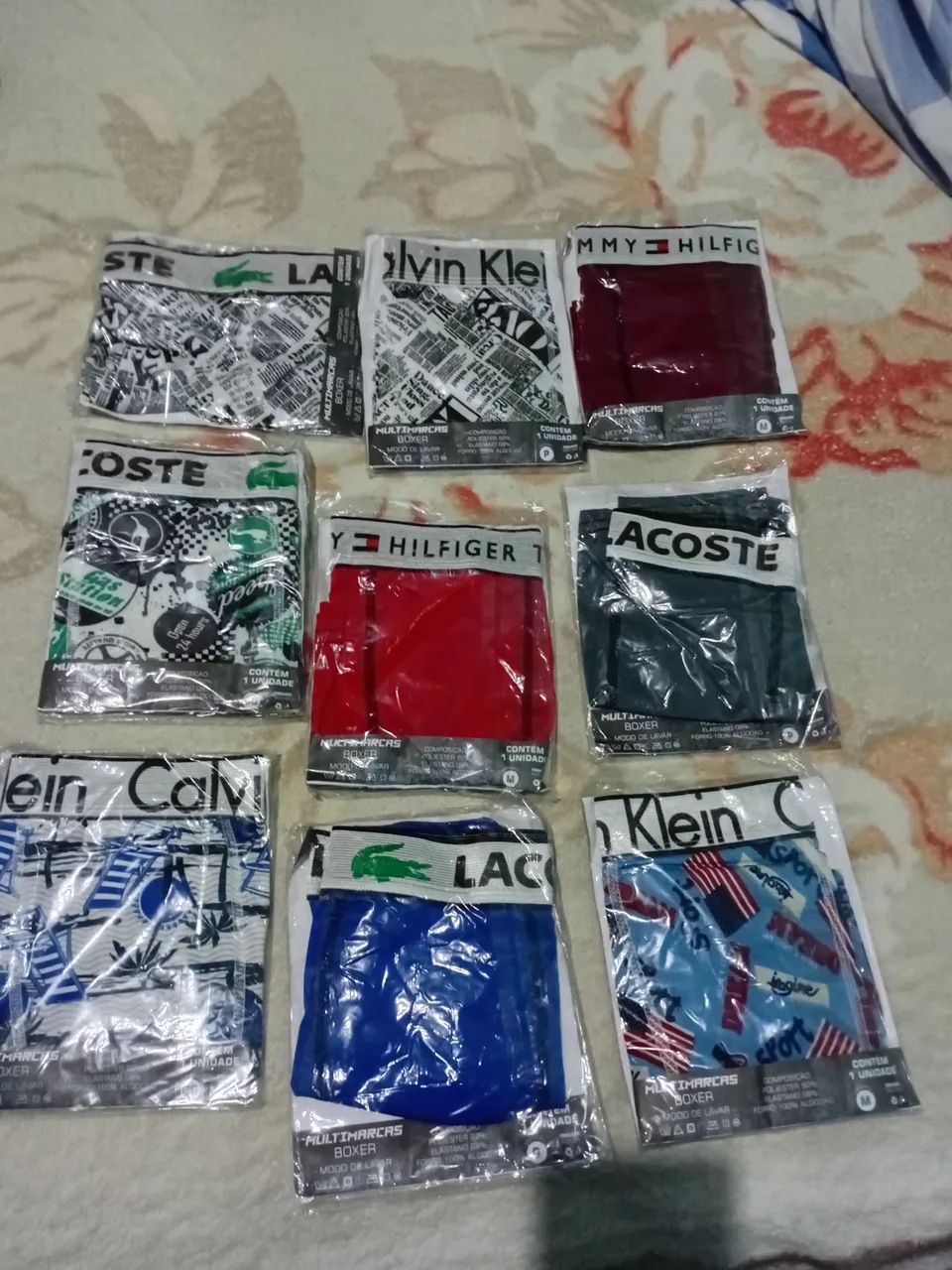 Cuecas, P,M,G,GG