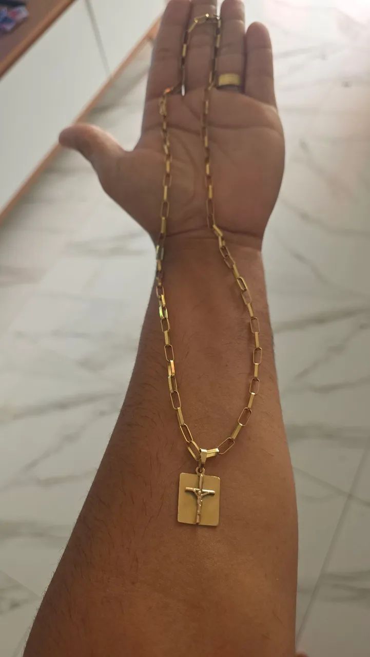 Cordao de ouro 18k 17.3G  - Foto 2