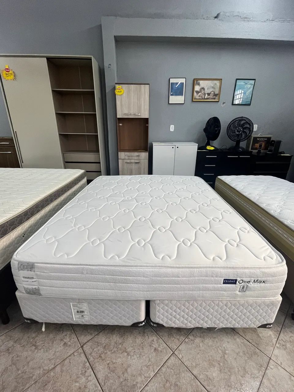 Cama box Queen Probel One Max molas ensacadas 