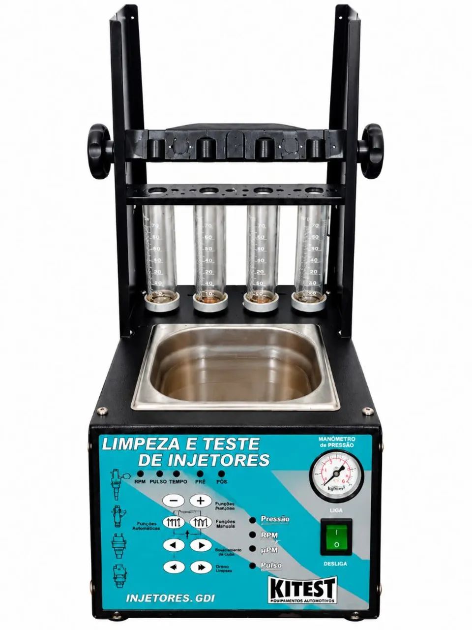 Máquina de Limpeza e Teste de Bicos Injetores 