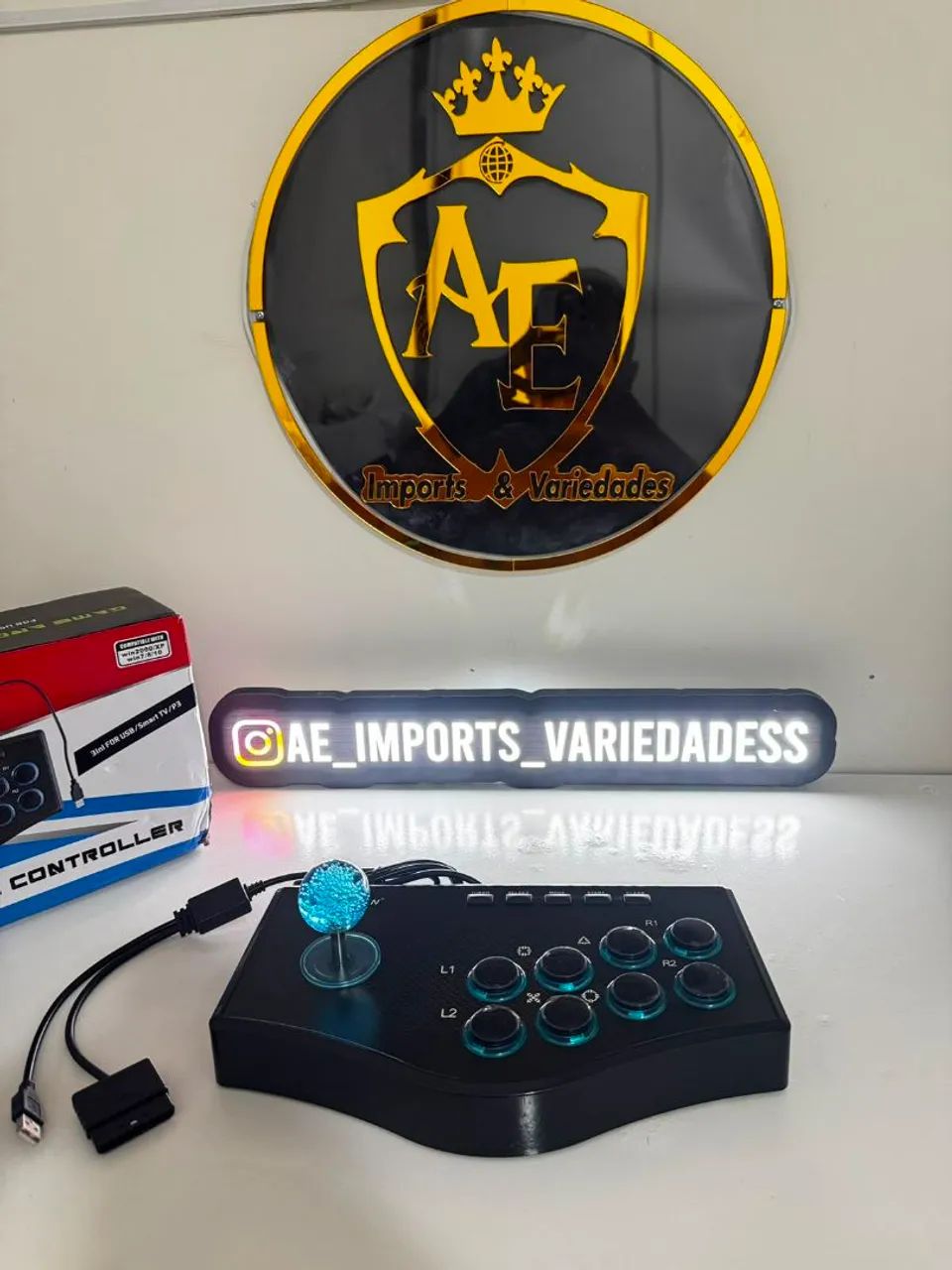 Controle arcade com fio  - Foto 2