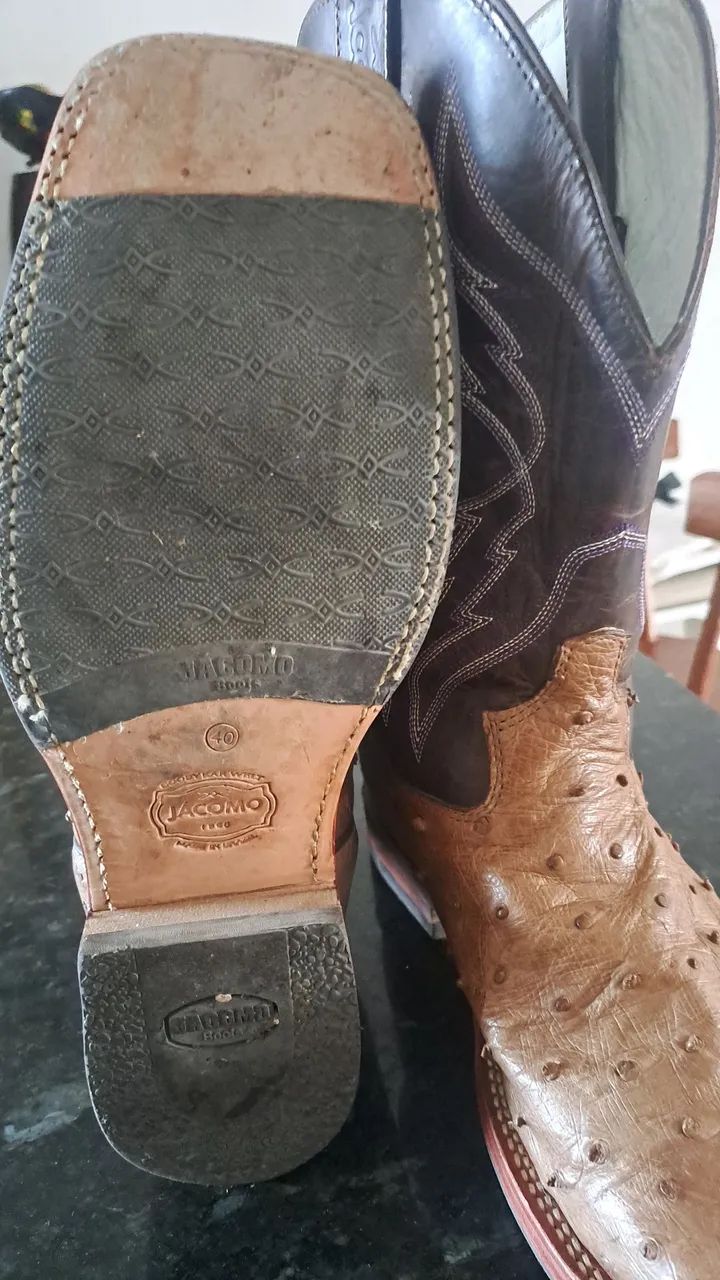 Bota jacomo avestruz. - Foto 4