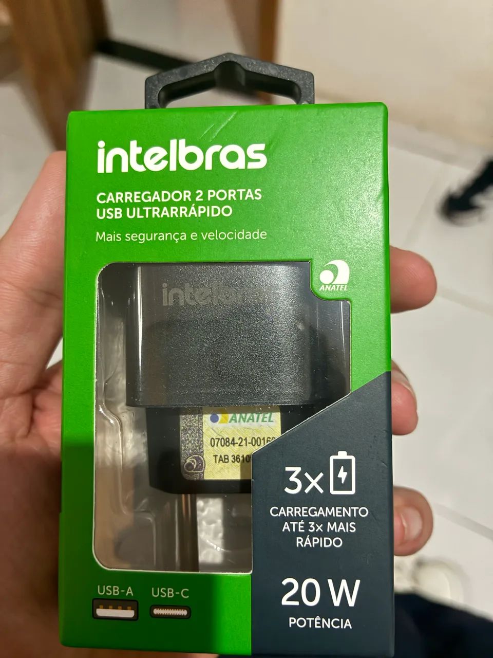 Carregador Turbo Intelbras 