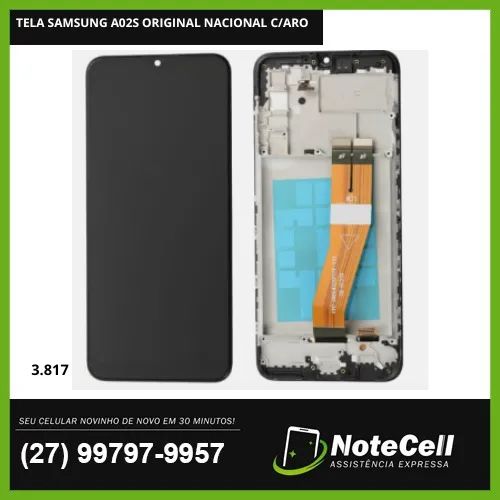 Display / Tela Original para Samsung A02s SM-A025 C/Aro