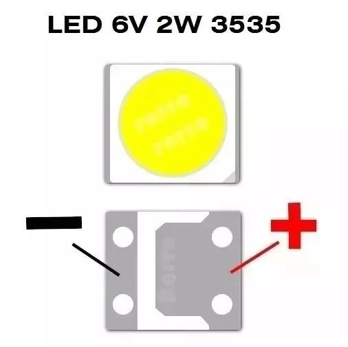 led de tv LG Philips 3535 6v 2w 5 unidades - Foto 5