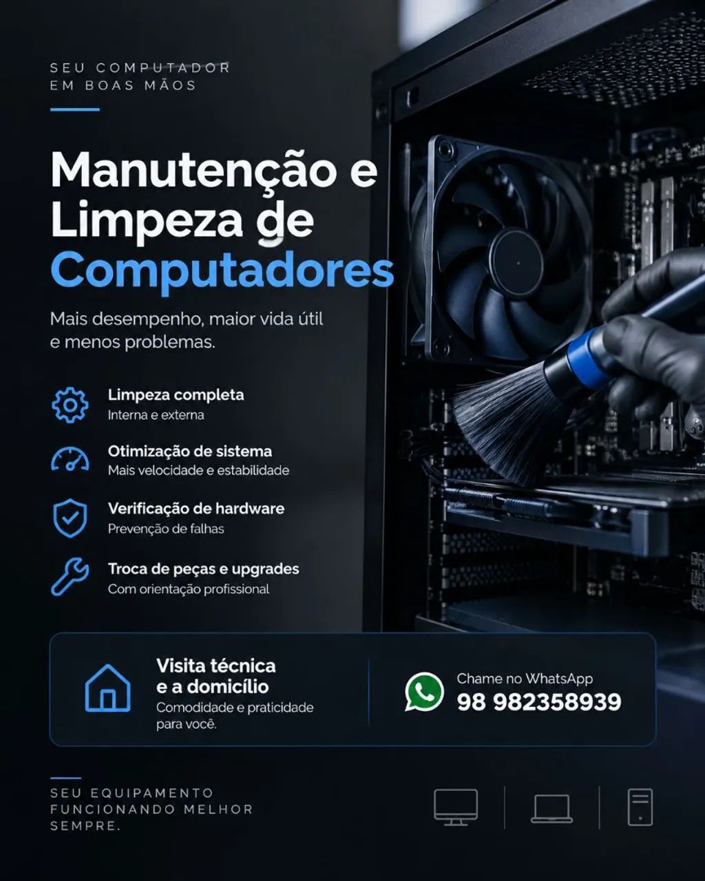  Manutenção e Limpeza de Computadores