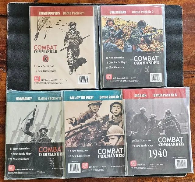 Combat Commander Europe + 5 Battle Packs Jogo de Tabuleiro importado inglês GMT board game - Foto 2
