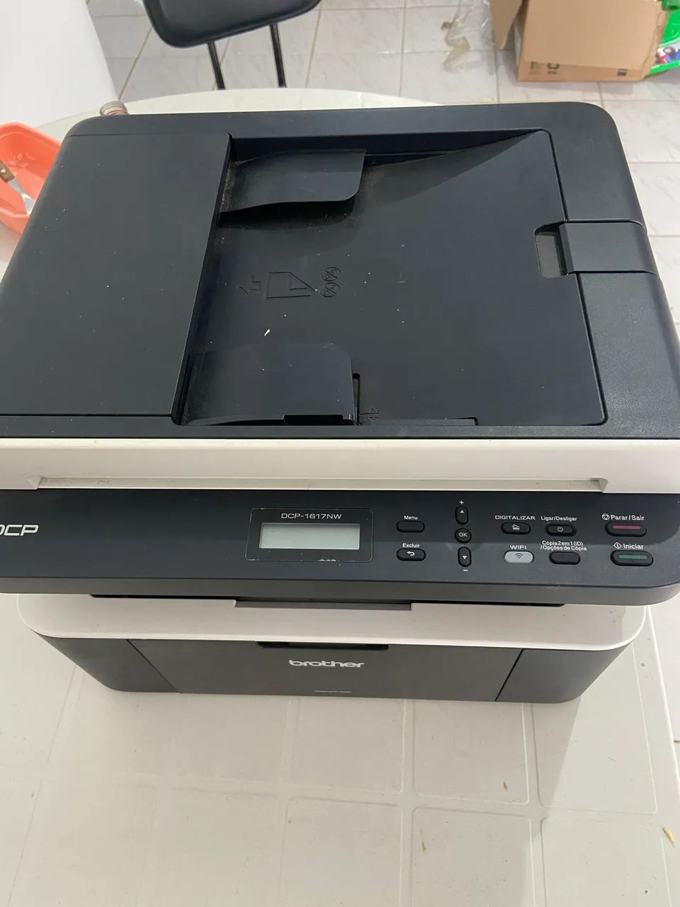 Impressora Multifuncional Brother DCP-1617NW (Laser, Wi-Fi) - 110V