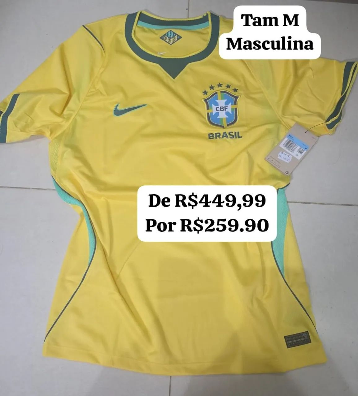 Camisas Brasil oficial - Foto 2