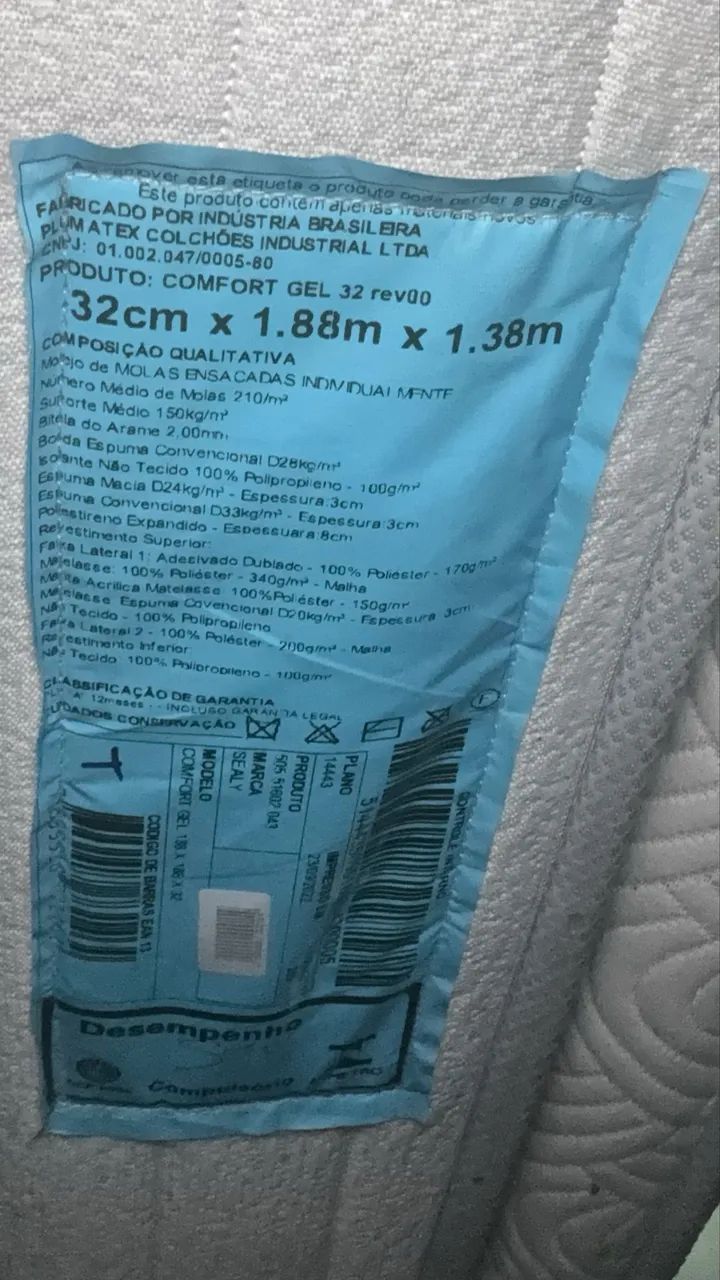 Cama Madeira Colonial com Colchão Mola Ensacada - Foto 5