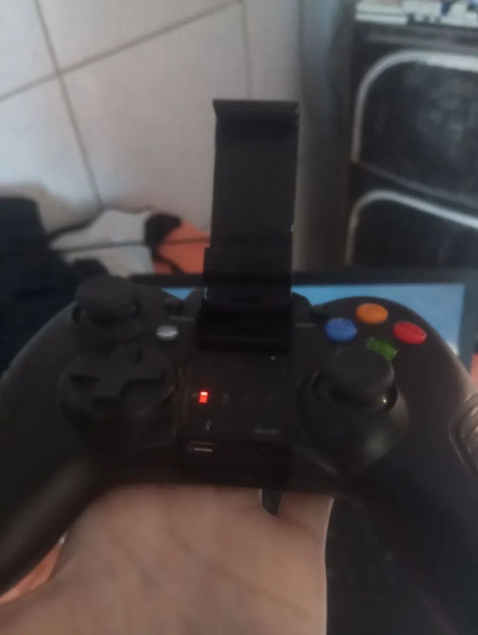 Controle sem fio joystick bluetooth knup - Foto 3