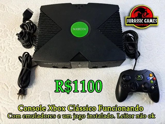 Console Xbox Clássico Funcionando 