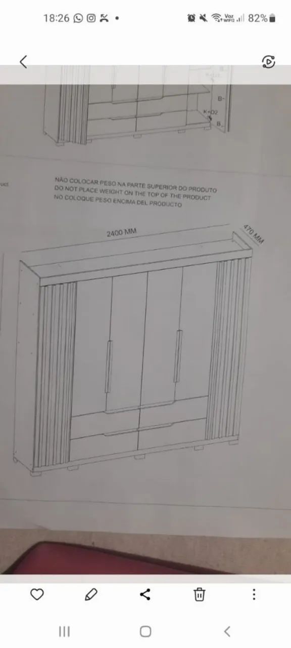 Guarda roupa casal