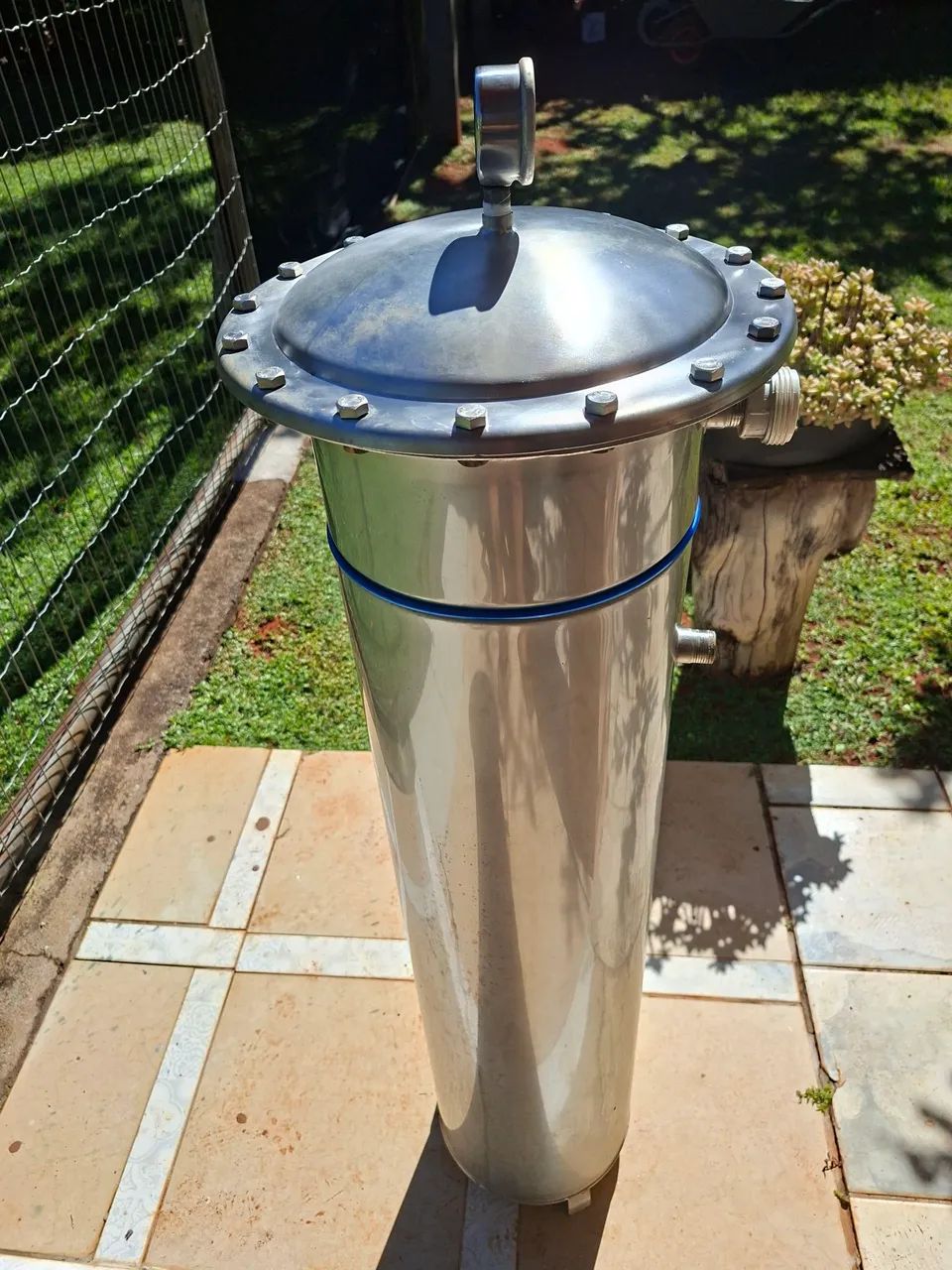 Filtro inox com manômetro  - Foto 2