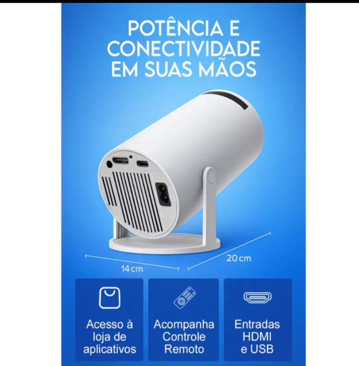 Projetor modelo HY300 NOVO - Foto 2
