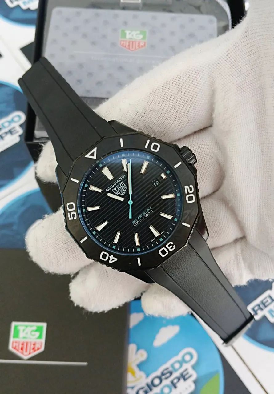 RELÓGIO TG AQUARACER BLACK AUTOMÁTICO  - Foto 2