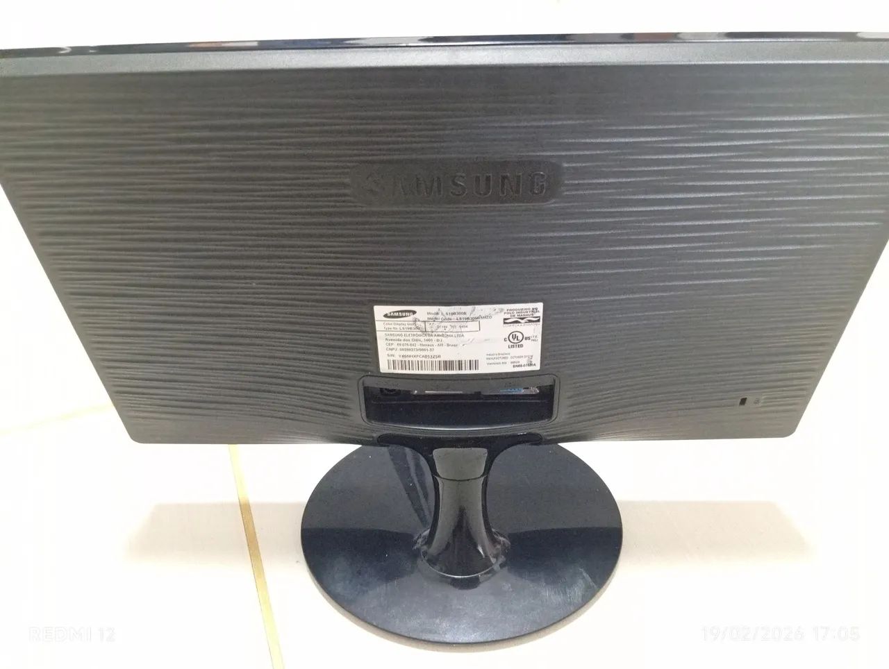 monitor Samsung SyncMaster S19B300 - 18,5 polegadas  - Foto 4