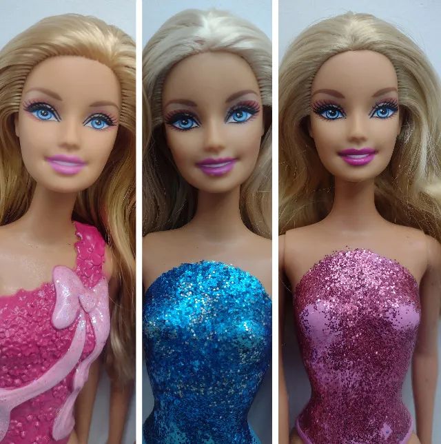 Trio Barbies Básicas Glitter  - Foto 3