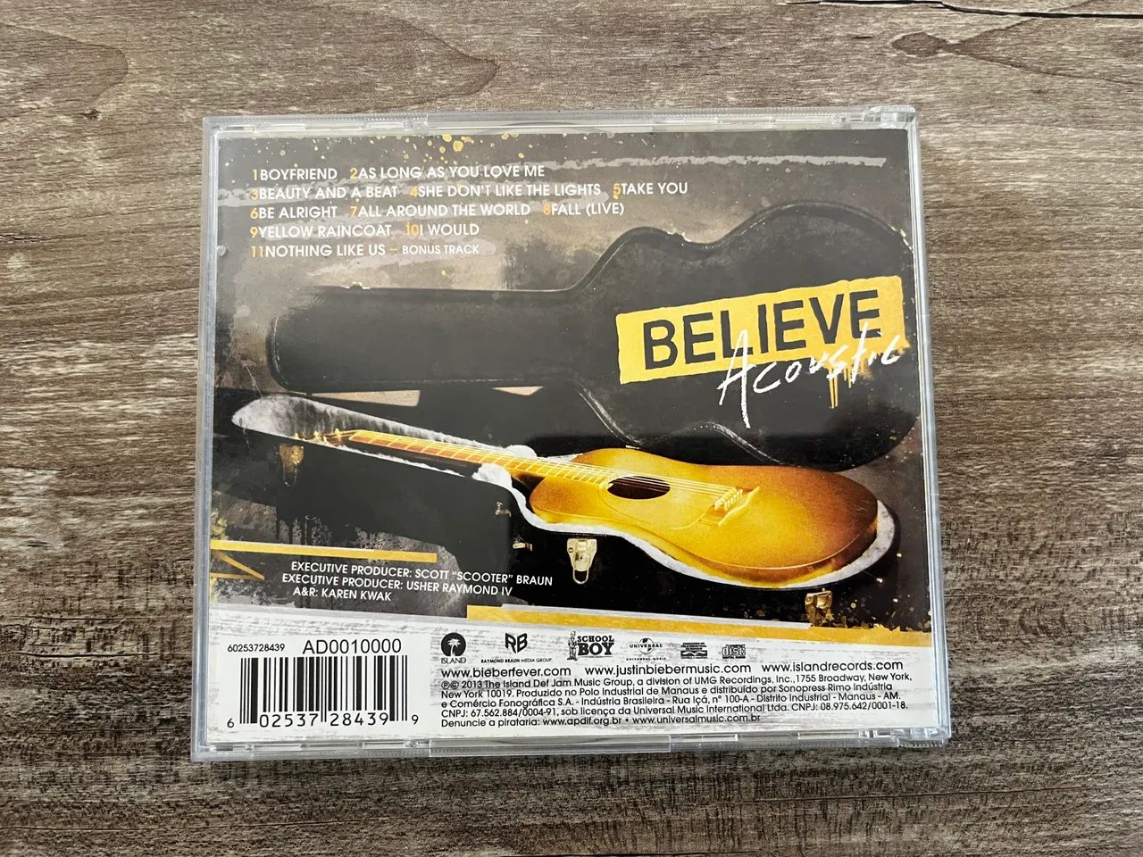 CD Justin Bieber - Believe (Acoustic) | ORIGINAL - CDs, DVDs etc