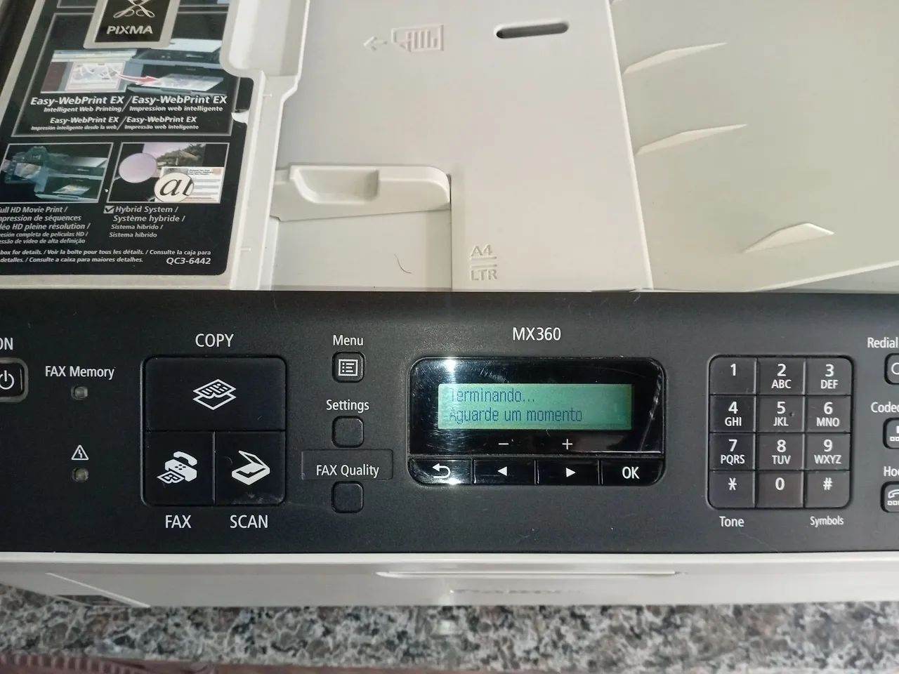 Vendo impressora Canon Mx360  - Foto 5