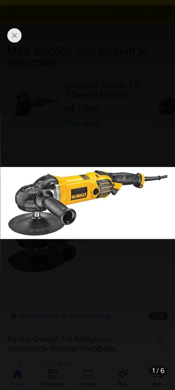 Vendo politriz Dewalt 