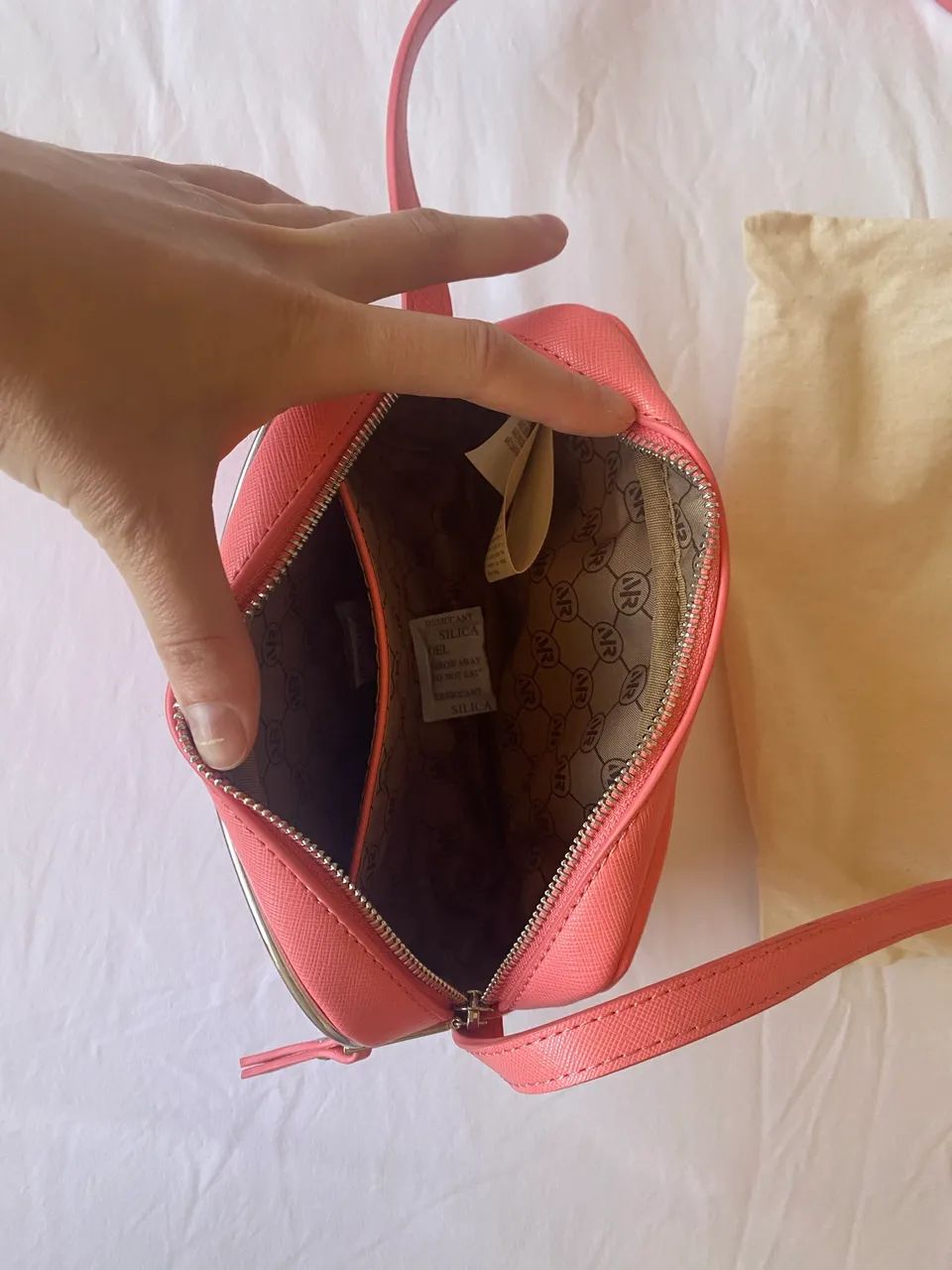 Bolsa pequena rosa Morena rosa - Foto 4