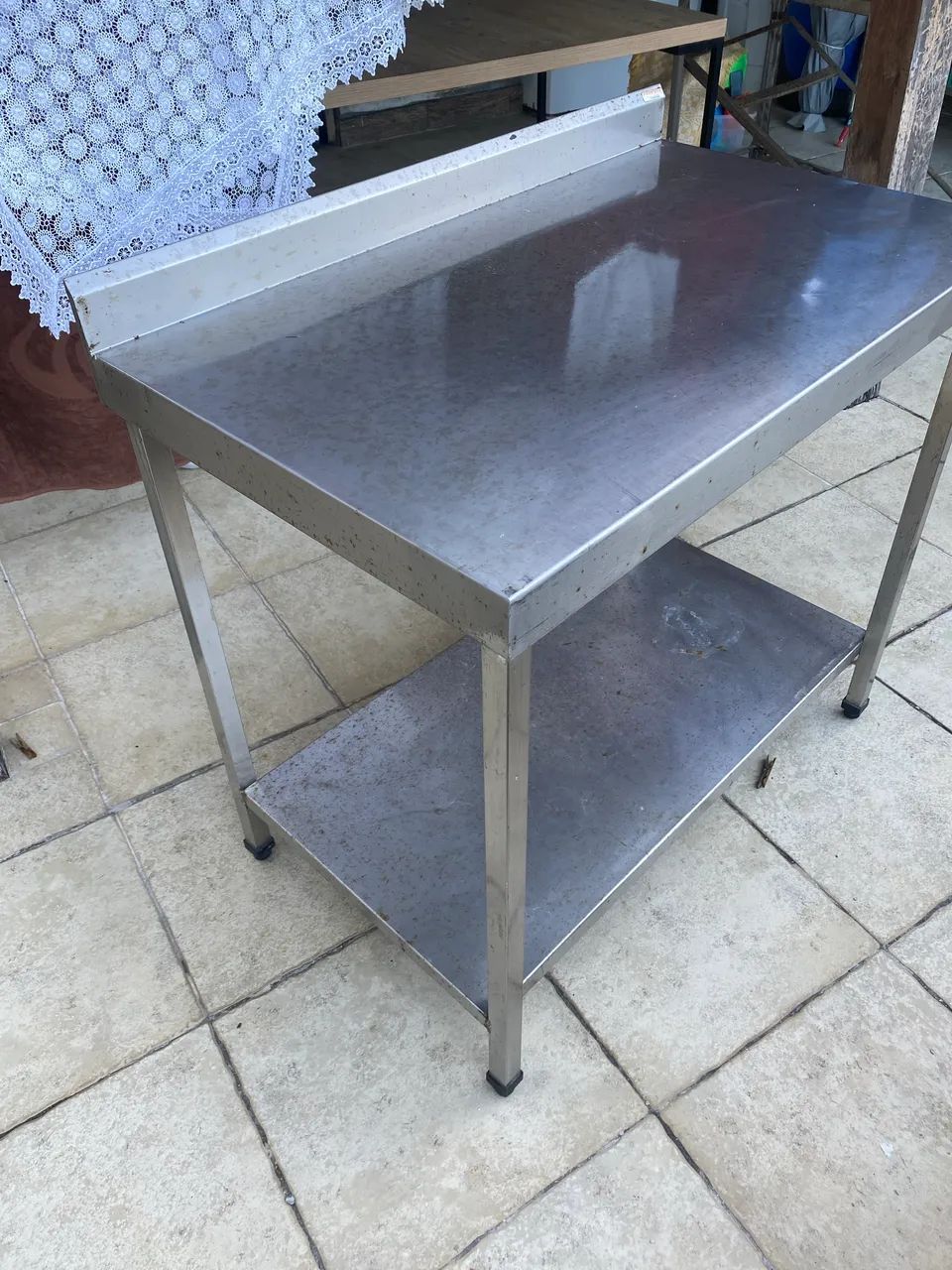 Mesa em aço inox