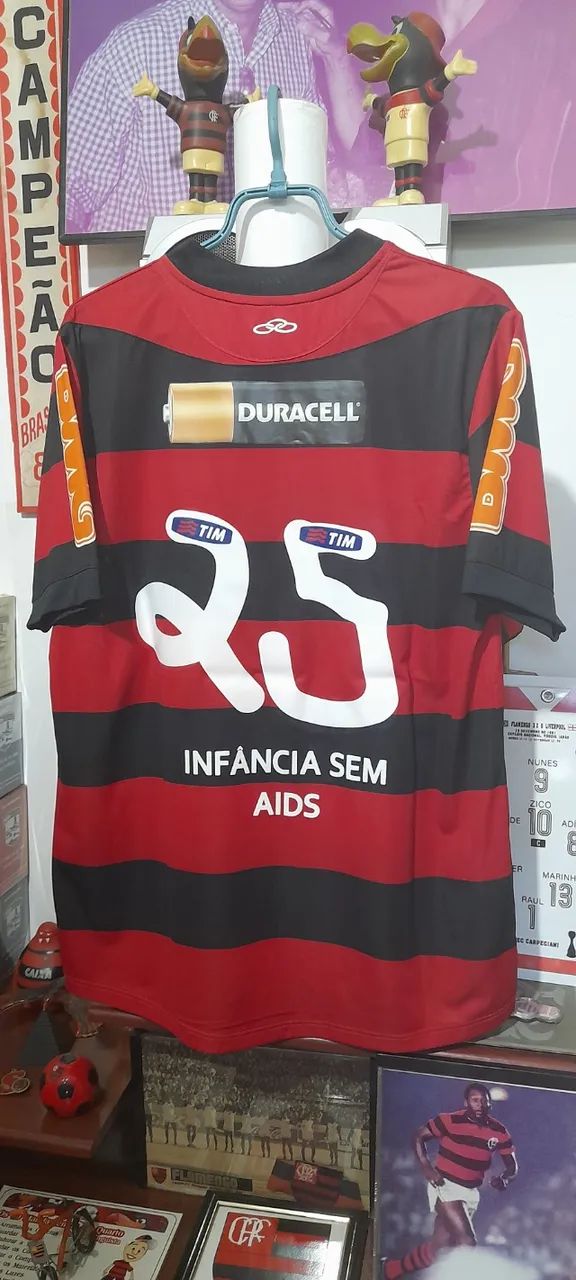Camisa flamengo 2011 / número 25 / infância sem AIDS  - Foto 2