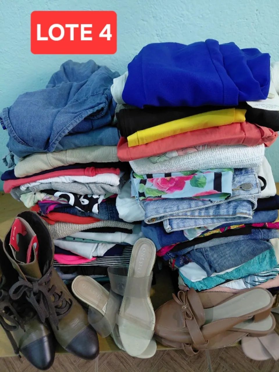 Lote de Roupas Feminina para Brechó - Foto 4