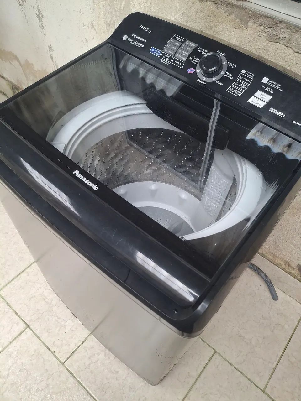 Máquina Panasonic 14kg (Mod. NA-F140B6)-COM DEFEITO - Foto 4