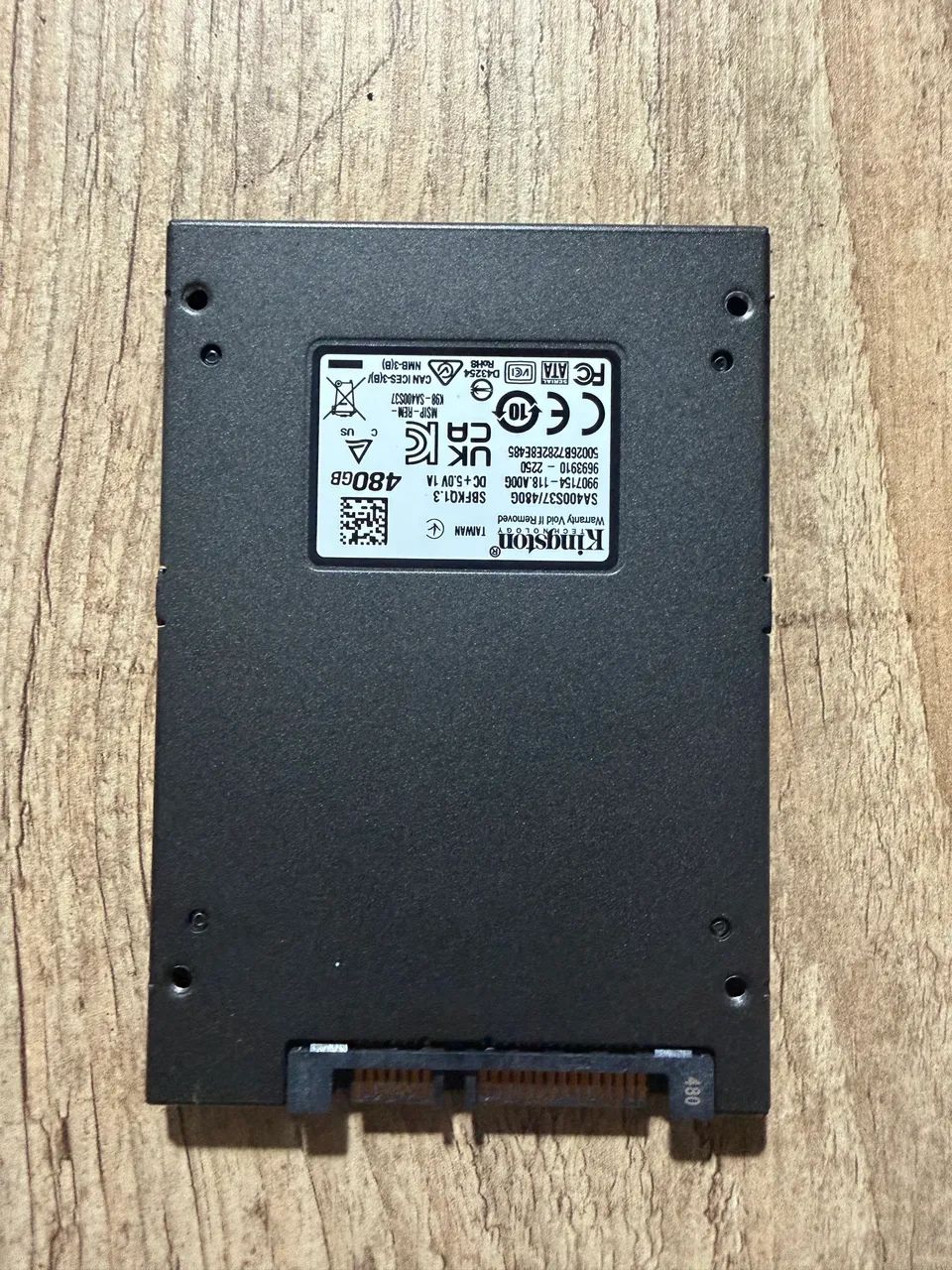 Ssd sata Kingston 100% novo (Aceito Cartão)