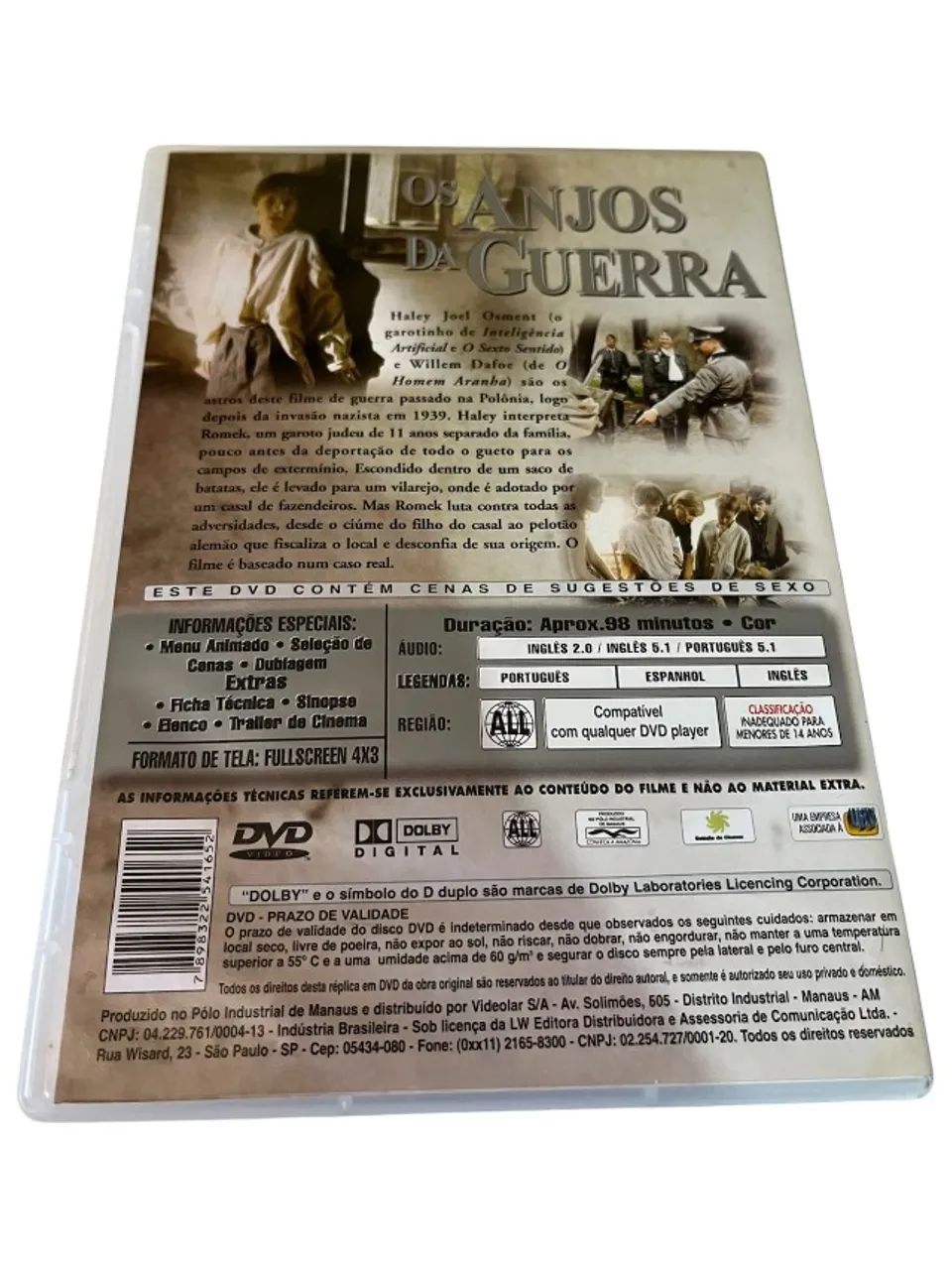 Dvd Os Anjos Da Guerra (2001) - Foto 2